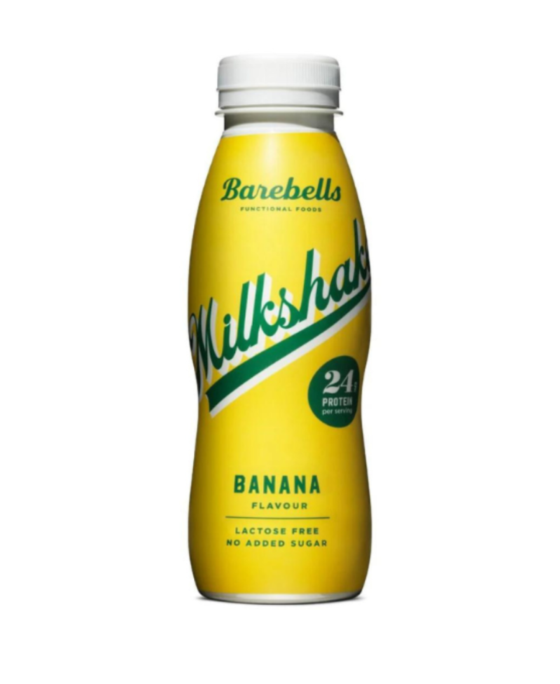 BAREBELLS Milkshake bebida de proteína Banana 330 ml