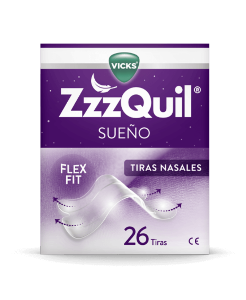 ZZZQUIL NATURA Sueño tiras nasales 26 uds