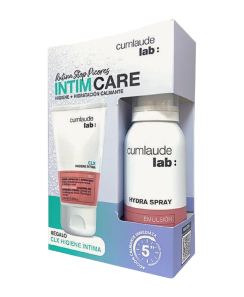 CUMLAUDE LAB Pack CLX Higiene intima 100 ml + hydra spray 75 ml