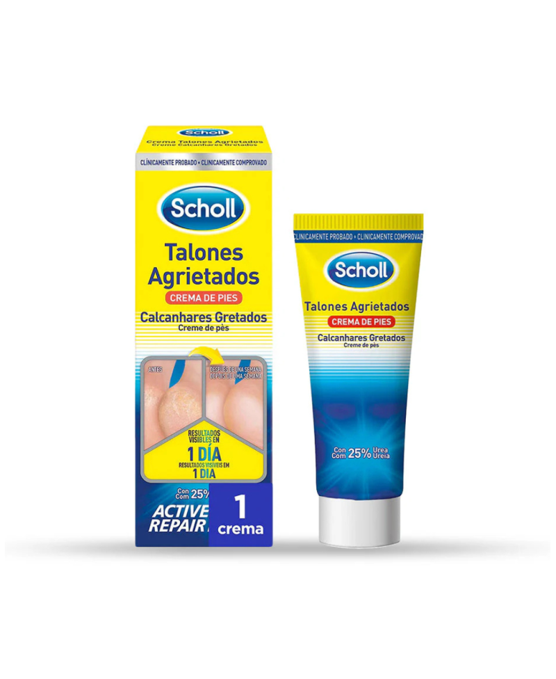 DR SCHOLL Crema Talones Agrietados K+ 60 ml