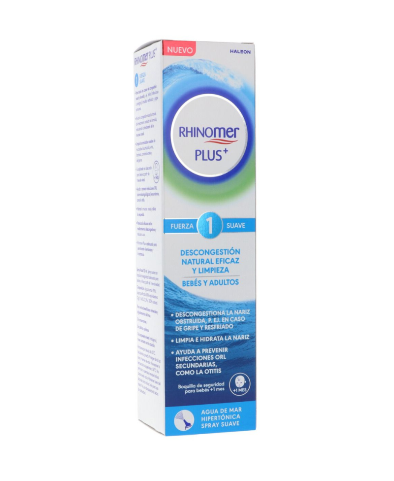 RHINOMER Plus+ fuerza 1 bebes y adultos 125 ml