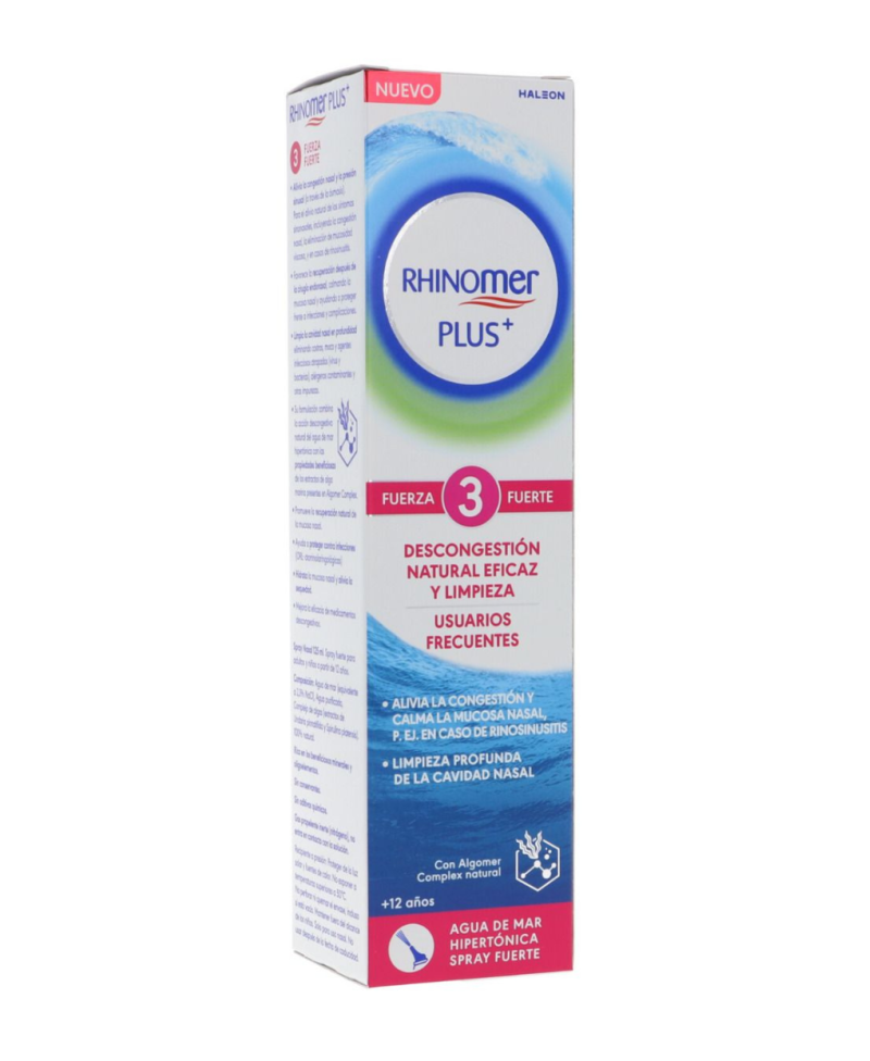 RHINOMER Plus+ fuerza 3 usuarios frecuentes 125 ml