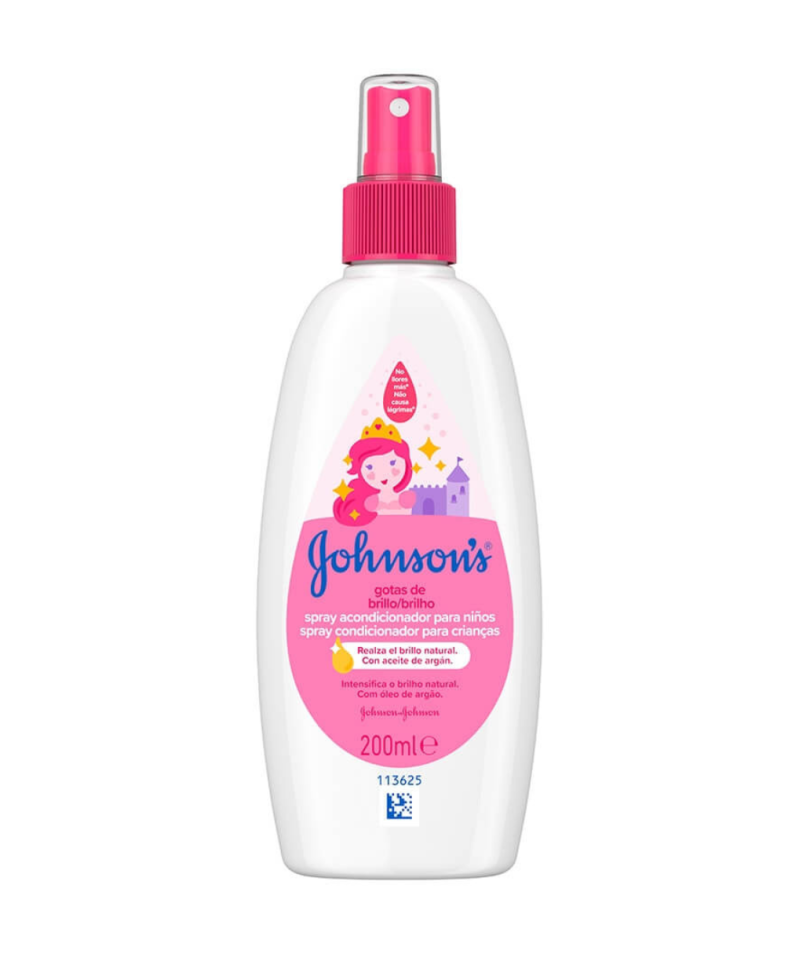 JOHNSON’S Acondicionador en spray gotas de brillo 200 ml