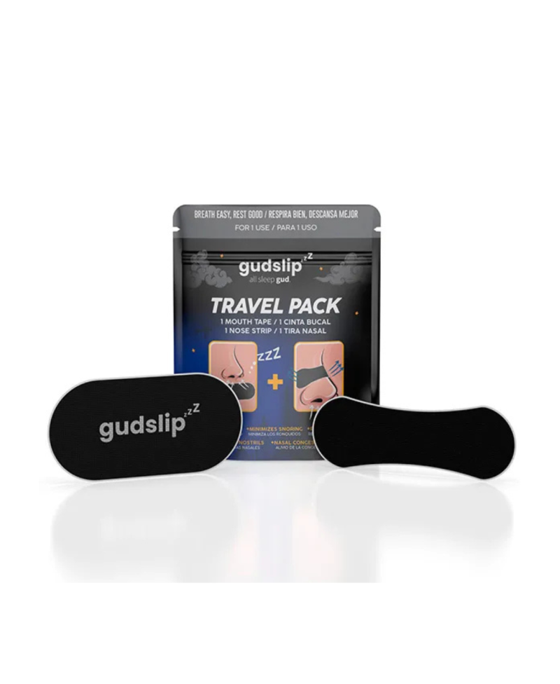 GUDSLIP Travel set cinta bucal 1 ud + tira nasal 1 ud