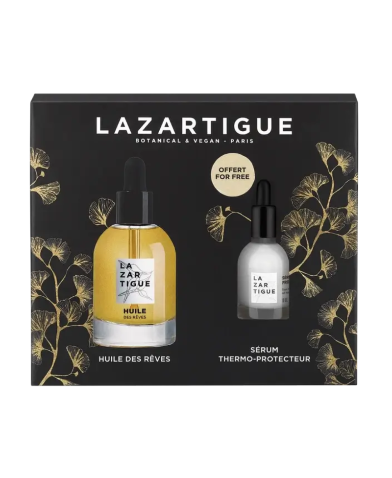 LAZARTIGUE Pack huile des reves aceite seco 50 ml + mini serum termoprotector 10 ml