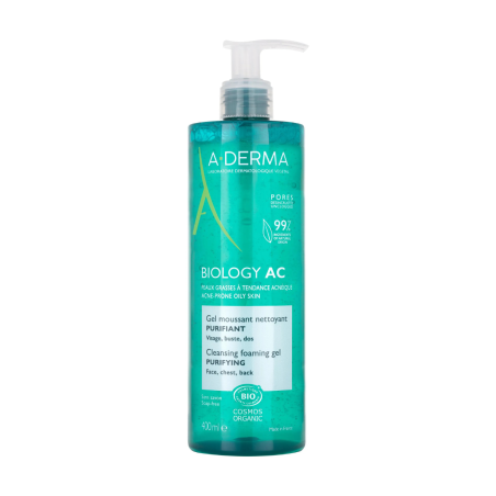 A-DERMA Biology AC Gel Limpiador Purificante 400 ml