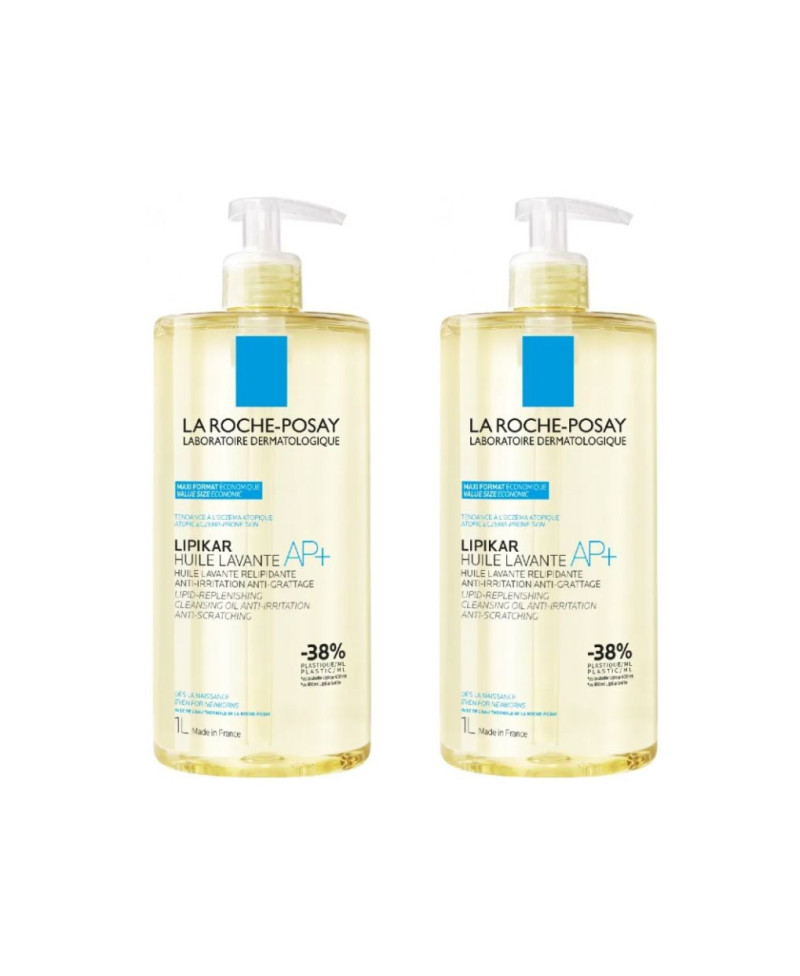 LA ROCHE POSAY Lipikar aceite lavante AP+ duplo 2 x 1L