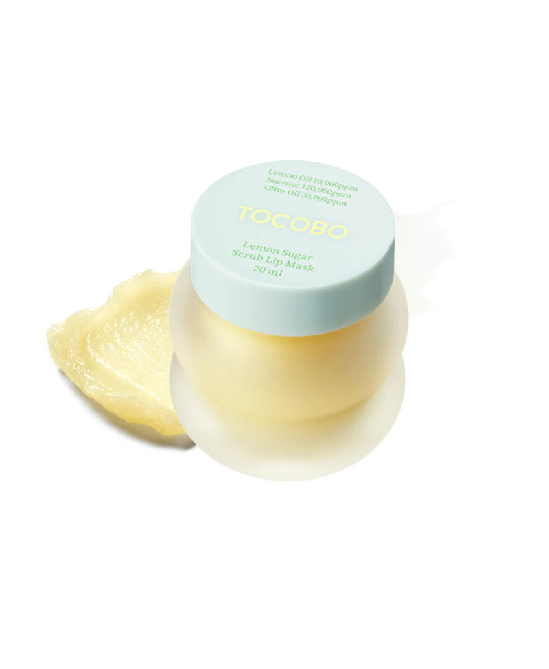 TOCOBO lemon sugar scrub mascarilla labial nocturna 20 ml