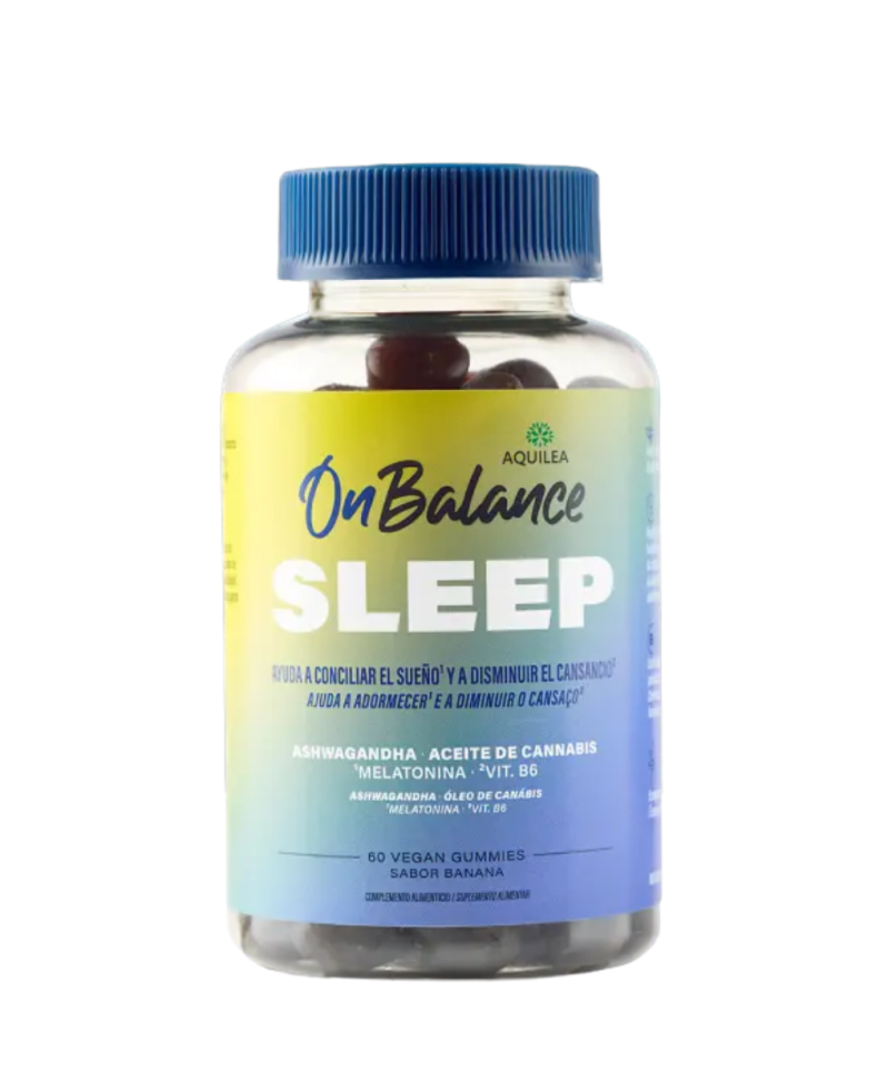 AQUILEA On Balance Sleep Sabor Banana 60 Gummies