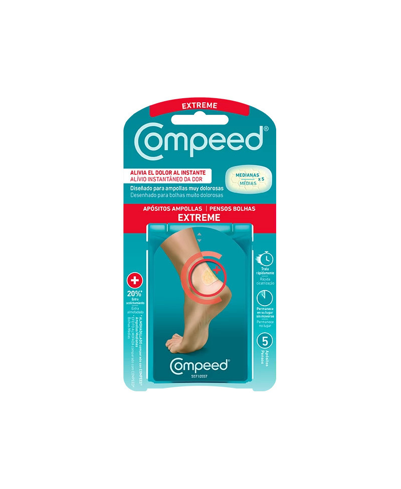 COMPEED Ampollas Extreme Medianas 5 Unidades