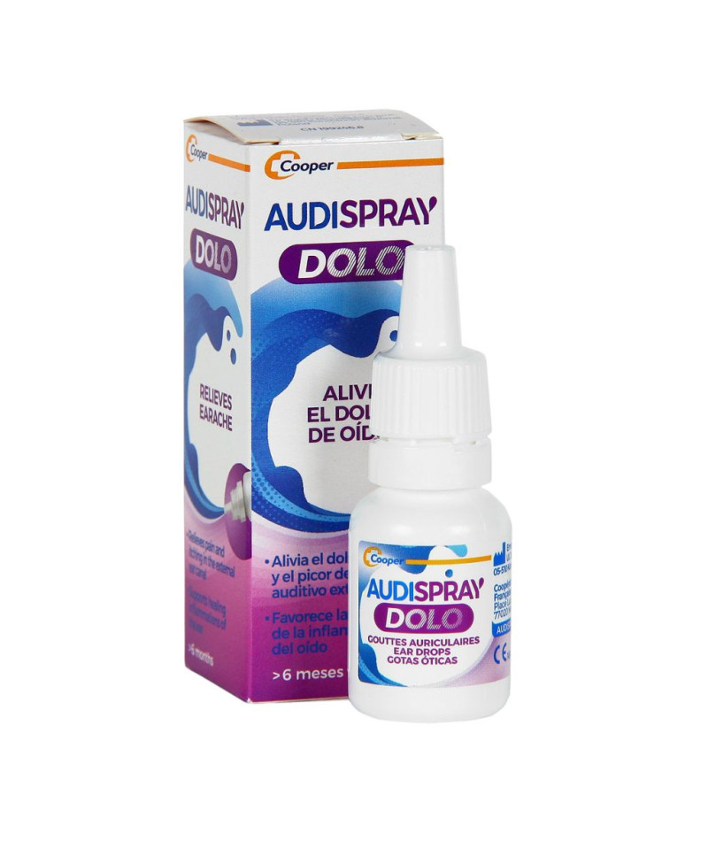 AUDISPRAY DOLO Gotas Óticas 7g