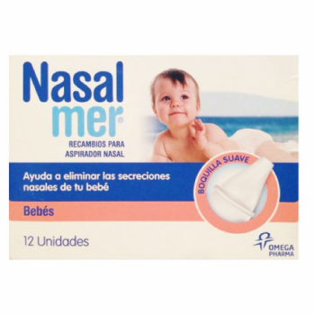 NASALMER ASPIRADOR NASAL RECAMBIO 12 BOQUILLAS