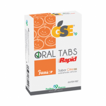 GSE Oral Tabs Rapid Junior 12 Comprimidos Masticables Sabor Citrico