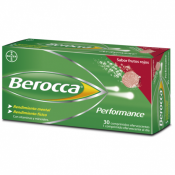 BEROCCA Performance frutos rojos 30comprimidos efervescentes