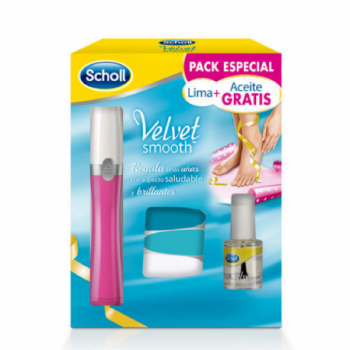 DR SCHOLL Lima electronica uñas + aceite velvet