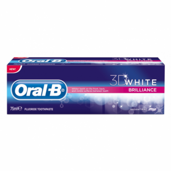 ORAL-B Pasta Dentífrica 3 D White Brilliance 75 ml + 25 ml de regalo