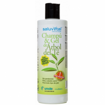 SALUVITAL Champú y Gel de Árbol del Té 300 ml