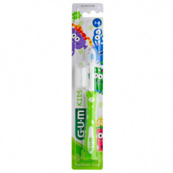 GUM Cepillo Dental Suave Kids Monstruos de 6 a 3 años 1 uds