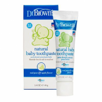 DR BROWN´S Pasta Dental Infantil Natural 1 Envase 40 g