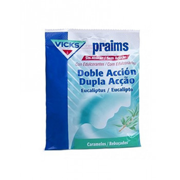 CARAMELOS PRAIMS DOBLE ACCION SIN AZUCAR  60 G