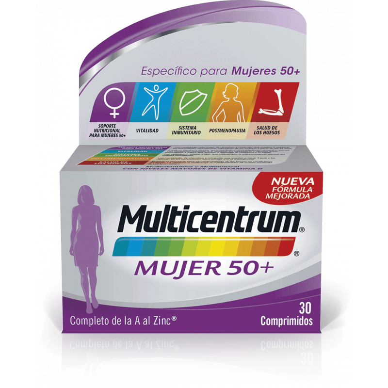 MULTICENTRUM Mujer 50+ 30 Comprimidos