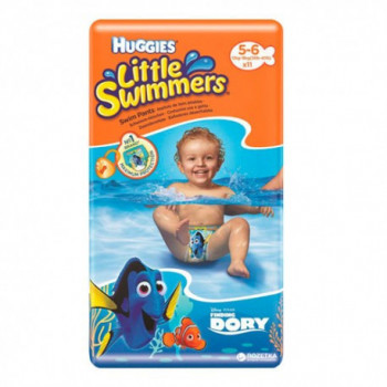 HUGGIES Pañal Swimmers Talla 5-6 12 Uds