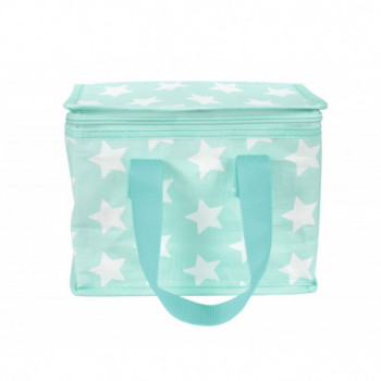 TUTETE Bolsa térmica con estrellas color menta