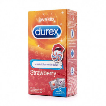 DUREX Preservativos Strawberry 12 Uds