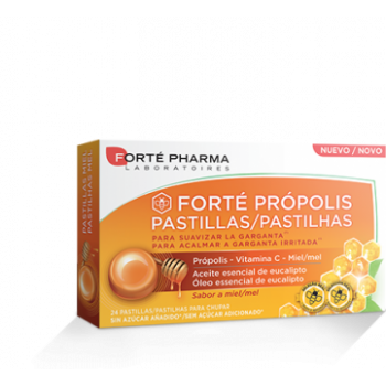 FORTE PHARMA PROP/VIT C/ MIEL 24 COMP LIMON