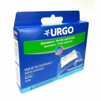 URGO Quemaduras Waterproof Apósitos 7 X 5 cm 6 Uds