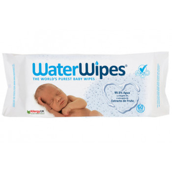 WATERWIPES TOALLITAS PARA BEBE 60 TOALLITAS