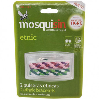 MOSQUISIN PULSERA ÉTNICA 2 UNIDADES