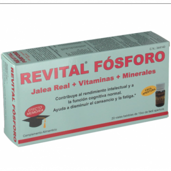 REVITAL FOSFORO Jalea real + vitaminas + fósforo 20 viales