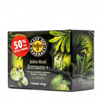 BLACK BEE jalea real Inmuno 2packs x 20ampollas 50%