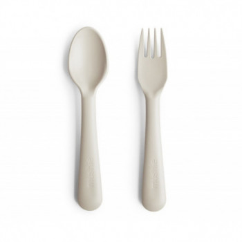 TUTETE CUBIERTOS MUSHIE IVORY (MARFIL) FORK+SPOO