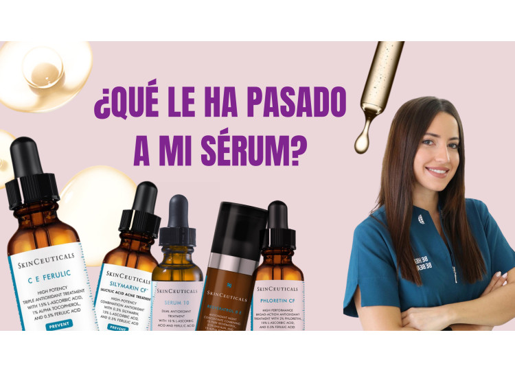 ¿Qué le ha pasado a mi sérum?