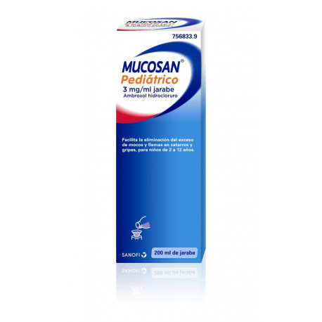 MUCOSAN PEDIATRICO 3 MG/ML JARABE , 1 FRASCO DE 200 ML