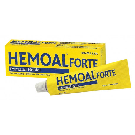 HEMOAL FORTE POMADA RECTAL, 1 TUBO DE 30 G