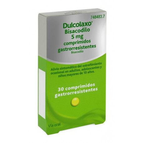 DULCOLAX BISACODILO 5 MG COMPRIMIDOS GASTRORRESISTENTES, 30 COMPRIMIDOS