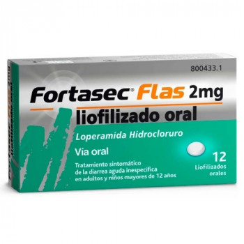 FORTASEC FLAS 2 MG LIOFILIZADO ORAL , 12 LIOFILIZADOS