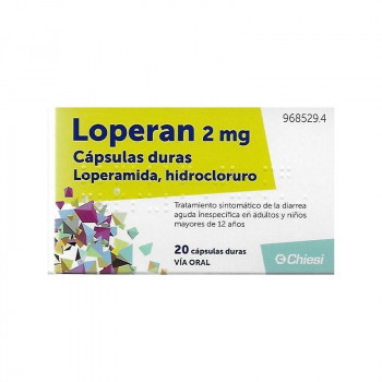 LOPERAN 2 MG CAPSULAS DURAS , 20 CÁPSULAS