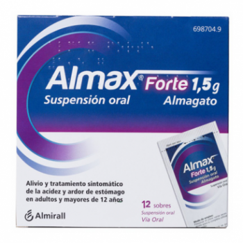 ALMAX FORTE 1,5 g Suspension Oral 16 sobres