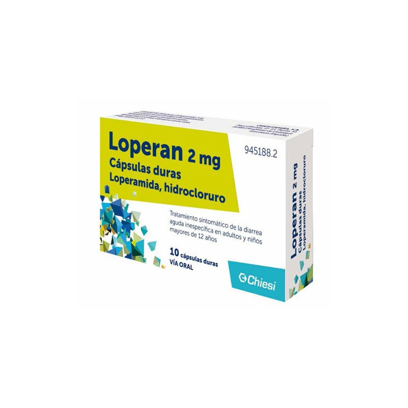 LOPERAN 2 MG CAPSULAS DURAS , 10 CÁPSULAS