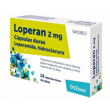 LOPERAN 2 MG CAPSULAS DURAS , 10 CÁPSULAS