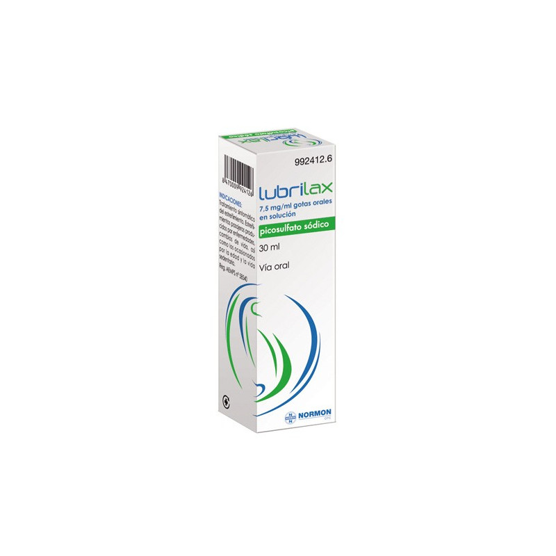 LUBRILAX 7,5 MG/ML GOTAS ORALES EN SOLUCION , 1 FRASCO DE 30 ML