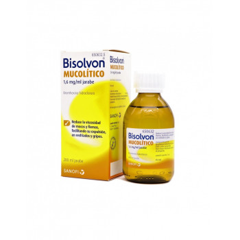 BISOLVON MUCOLITICO 1,6 MG/ ML JARABE, 1 FRASCO DE 200 ML