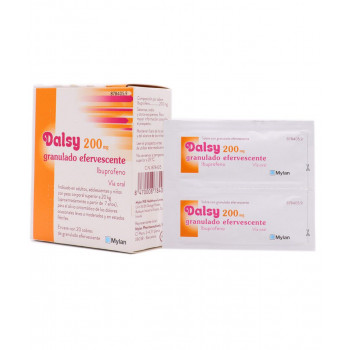 DALSY 200 MG GRANULADO EFERVESCENTE , 20 SOBRES