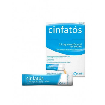 CINFATOS 15 MG SOLUCION ORAL EN SOBRES , 18 SOBRES