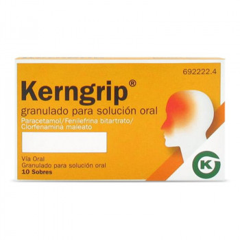 GRIPPAL CON FENILEFRINA GRANULADO PARA SOLUCION ORAL , 10 SOBRES