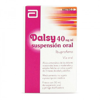 DALSY 40 MG/ML SUSPENSION ORAL , 1 FRASCO DE 30 ML